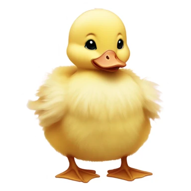 pink baby duckling sticker
