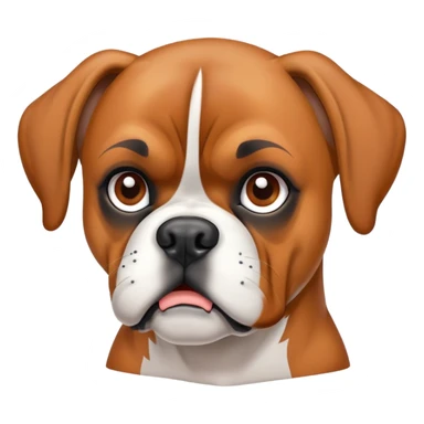 Boxer dog sticker