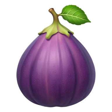 Fig the fruit sticker