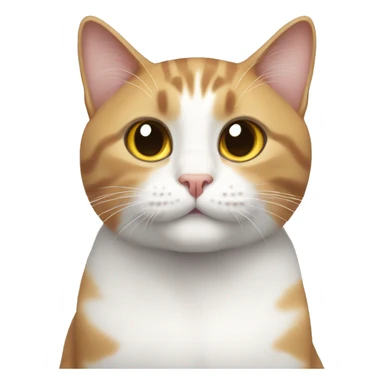 cat with white chest and white paws sticker