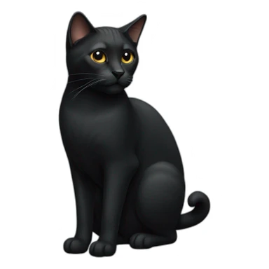 black-cat-full-body-with-cropped-tail sticker