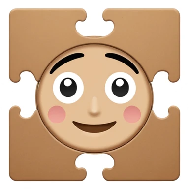 puzzle brown one missing sticker