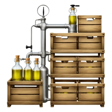 Olive oil factory sticker