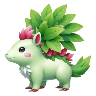 Shiny Shaymin-Amaura-Meganium-Hybrid (Full body) sticker