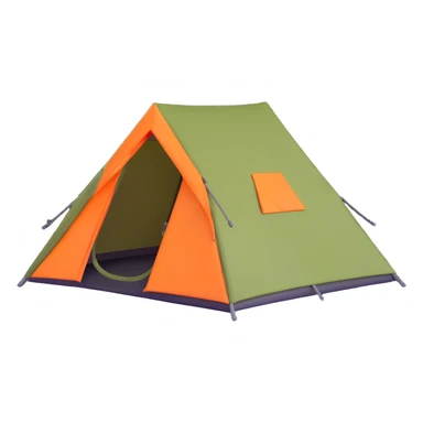 camping tent sticker