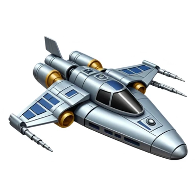 a star wars space ship sticker
