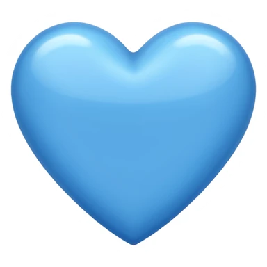 Cuore azzurro sticker