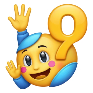 emoji with 67 sign sticker