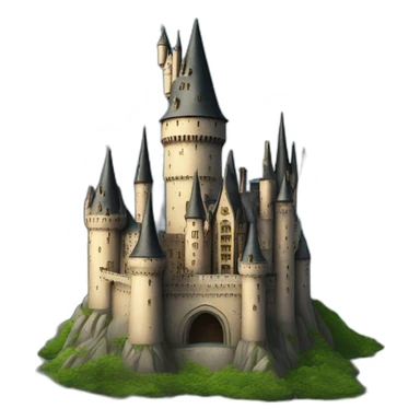 hogwarts castle sticker