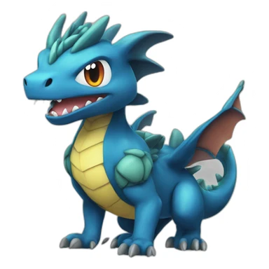 dracofeu pokemon chanie sticker