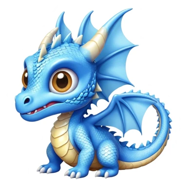 Baby blue dragon  sticker