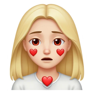 crying heart eyes emoji sticker