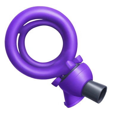 Make a purple phonendoscope emoji sticker
