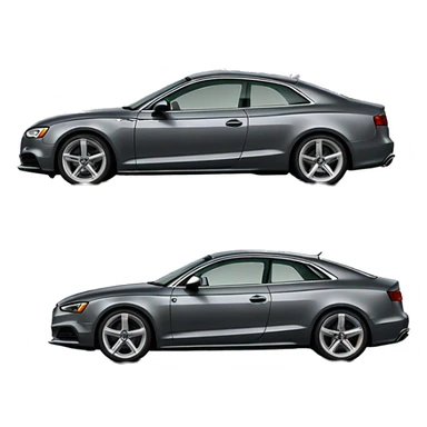 gray Audi A5 covered in colorful Christmas lights and a Christmas tree on the roof  sticker