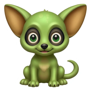 Gog the alien dog sticker