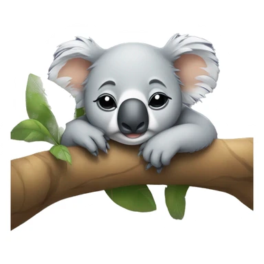 Koala sleeping  sticker