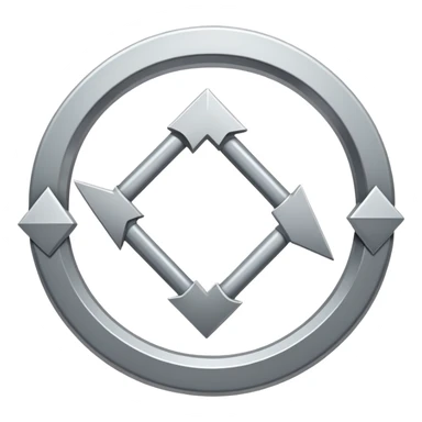 two arrows forming a circular loop pointing in an anticlockwise direction, refresh symbol sticker