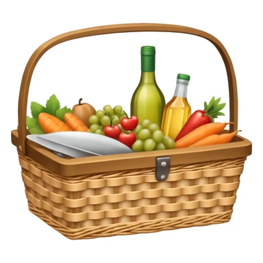 picnic basket sticker