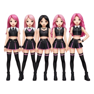 Blackpink group K-pop sticker