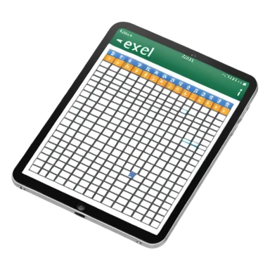exel table sticker