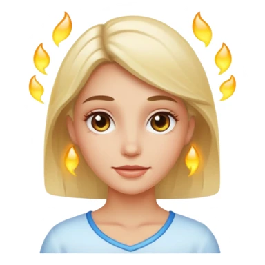 Clean girl caucásica  sticker