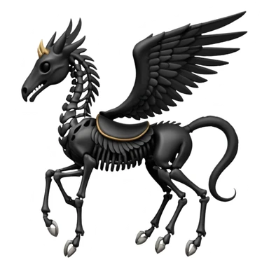 Harry potter thestral saddle sticker