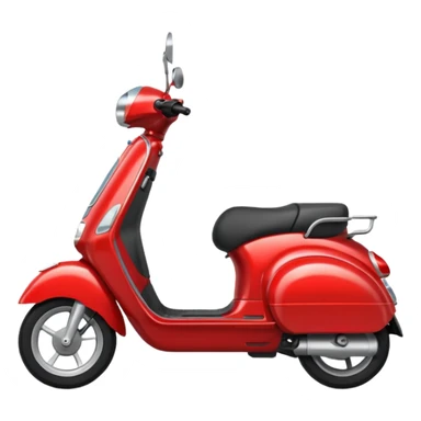 Red scooter sticker