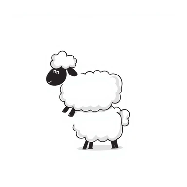 Sheep sticker