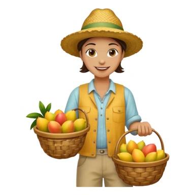 VENDEDOR DE MANGOS CUERPO COMPLETO sticker