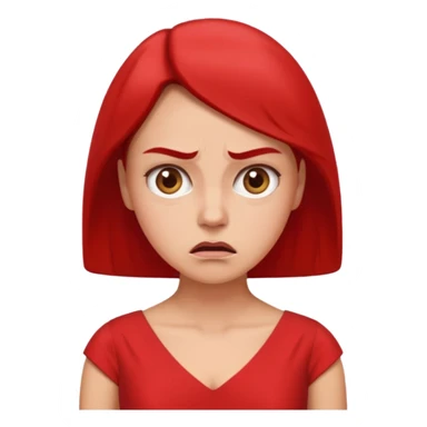 빨간옷을 입은 모르겠는 여자 🤷🏻‍♀️ sticker