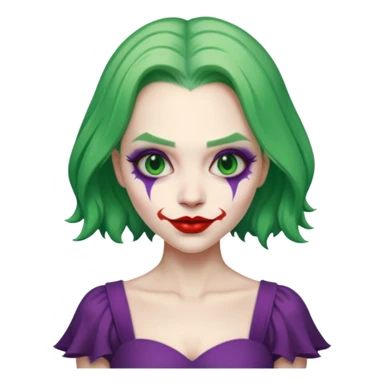 joker dress sticker
