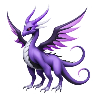 Lunala-Darkrai-Palkia-Fakémon-hybrid-creature (full body)  sticker