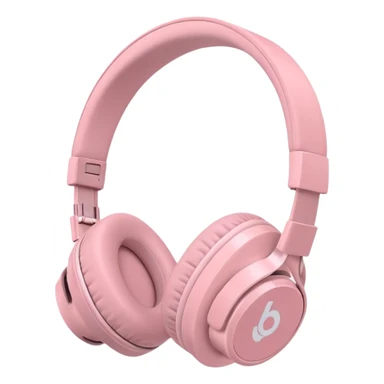 Casque bluetooth rose pastel sticker