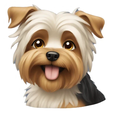 Yorkshire dog cute sticker