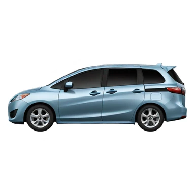 Sideview of a Mazda5 sticker