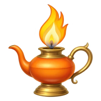 oil lamp diya sticker