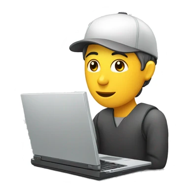 IT specialist with loptop sticker