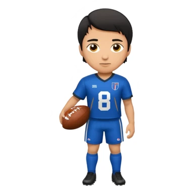 A queer football player sticker