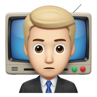 Mr puzzles from smg4, tv head sticker