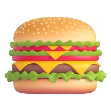 cheeseburger sticker