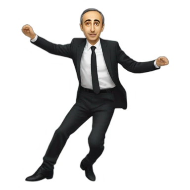 éric zemmour qui dance sticker