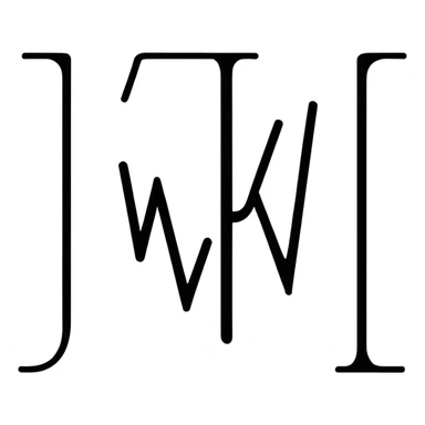 Letter W  sticker