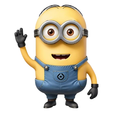 minion from despicable me  sticker