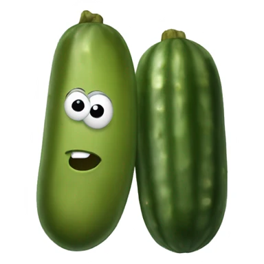 pickle on a plate sticker