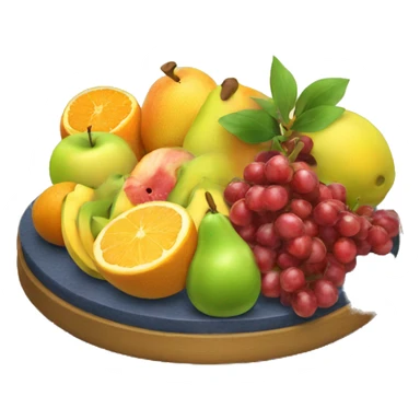 Fruit platter sticker