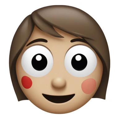 g written in belleza font with circle border and a red dot on the g sticker