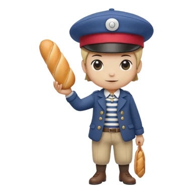 A Pokémon based on the theme of France  sticker