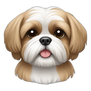 Tan shih tzu  sticker