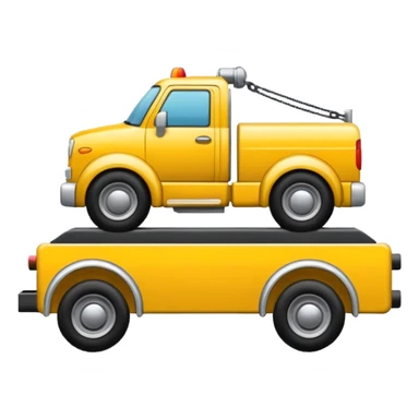 towing street  icon sticker