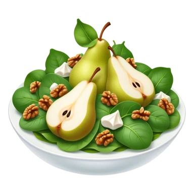 Pear spinach salad sticker